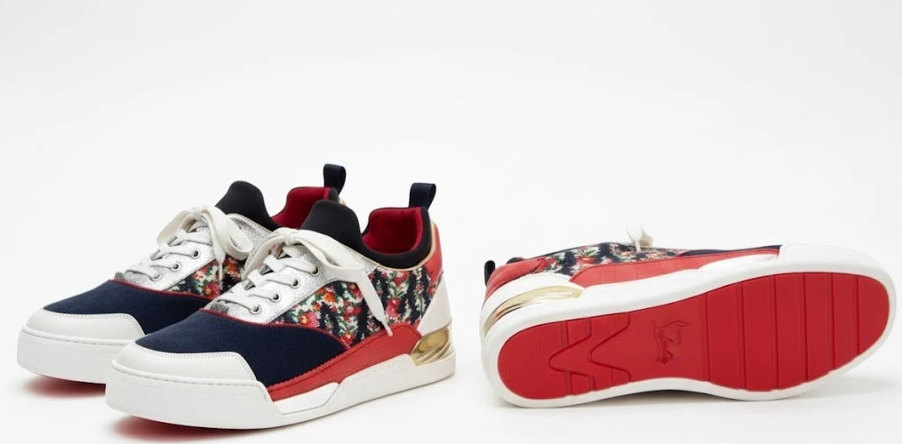 Christian Louboutin “Golfito” leather and suede sneakers size 13.5. Multi-colors Christian Louboutin | Shoes | Christian Louboutin Golfito  main image 3
