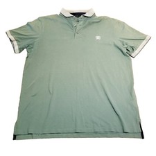 Greyson Polo Shirt Men's Size Large Green Wolf Logo Golf Course Embroidery