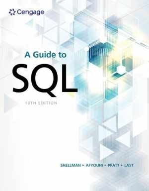 A Guide to SQL (MindTap - Paperback, by Shellman Mark; Afyouni - Acceptable