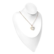 Pet Ashes Memorial Heart Print Necklace for Dog  Cat Ashes Rose Gold 