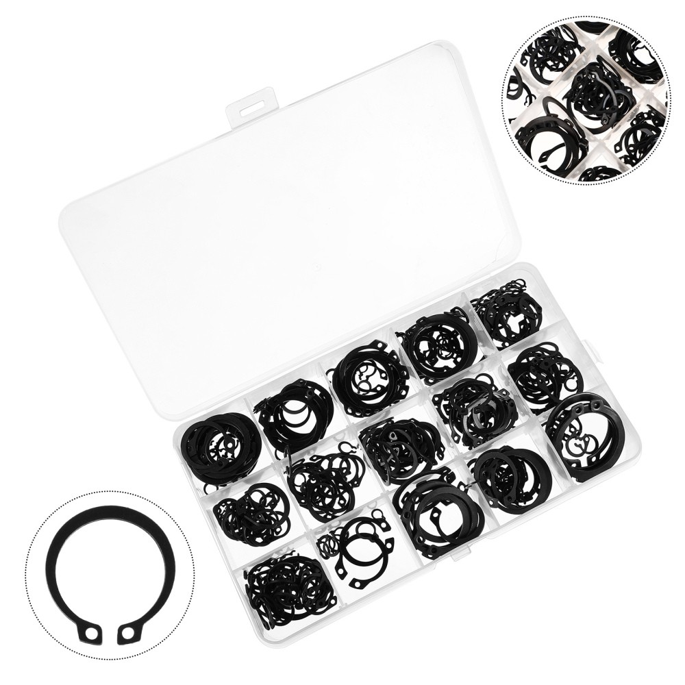 320 Pcs Right Angle Corner Clamps Tools Snap Rings Assortment Kit