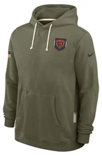 2025 CHICAGO BEARS Salute to Service Hoodie - MEN'S L, XL, 2XL, 3XL