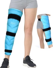 Relief Expert Large Leg Ice Pack Wrap – Reusable Gel Cold Pack for Leg, Knee, Th