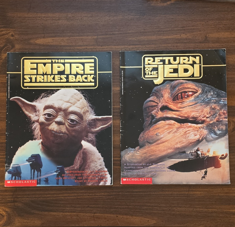 Scholastic Star Wars Storybooks Lot of 2: Empire Strikes Back & Return Jedi