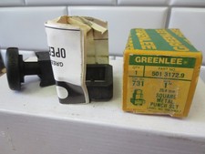 Greenlee No. 731 1  Square Metal Punch Set- Knockout 501 3172.9 25.4 mm