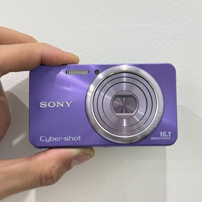 Sony Cyber-shot DSC-W570 Digital Camera 16.1MP 5x Optical Zoom Purple -Tested
