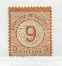 Germany 1874 9 kreuzer mint o.g. hinged