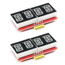 2 PCS 0.54 Inch LED Display Module I2C IIC Arduino HT16K33 4 Bit Tube Red