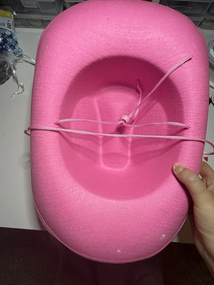 Sombrero de vaquero hecho a mano vintage inspirado en pasteles único en su clase Foto 4 de 4