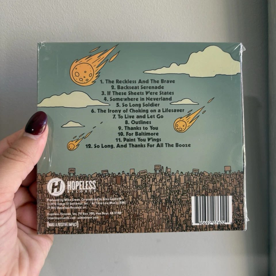 Don't Panic [Digipak] by All Time Low (CD, Oct-2012, Hopeless Records) Foto 3 de 4