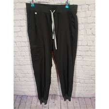 Figs Zamora Jogger Scrub Pant Black Size L Medical Nurse Doctor