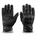 ViPER Motorbike Gloves Leather Short Cuff CE Certified Motorcycle Riding Glove