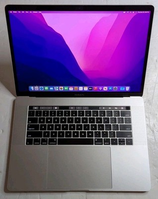 Apple MacBook Pro 15'', 2016 Intel Core i7 2.6GHz 16GB RAM 256GB SSD Monterey