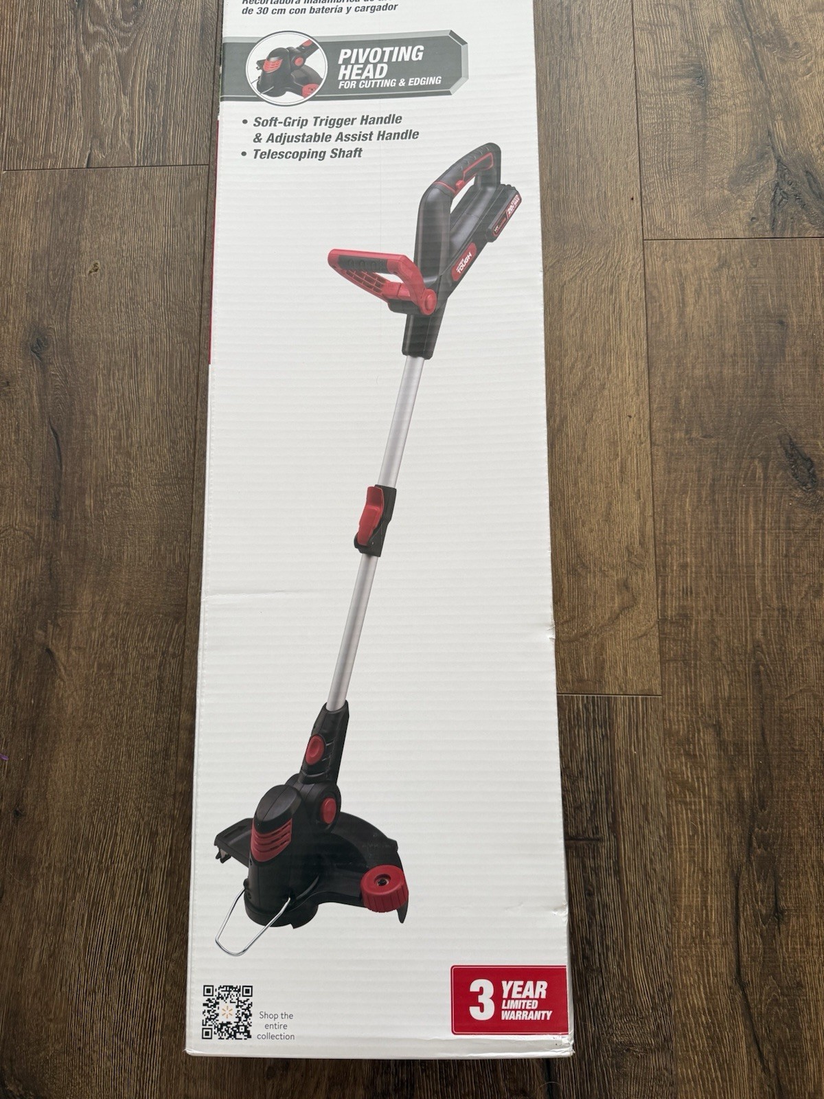 Hyper Tough 20V Max 12-inch Cordless String Trimmer With Battery And Charger