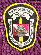 DC METROPOLITAN POLICE UNDER WATER SEARCH AND RECOVERY TEAM PATCH POLICE PATCH