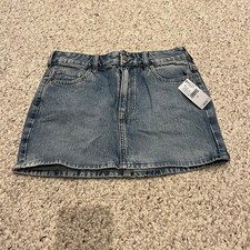 NEW Pacsun Denim Mini Skirt 26 Summer Casual Festival Beach Vacation