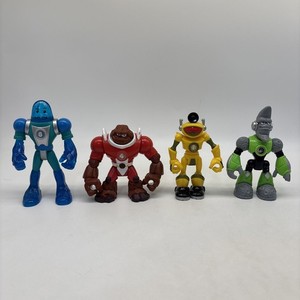 Fisher Price Planet Heroes Four (4) Action Figure / Toy Lot! 
