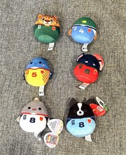 2026 McDonald's Squishmallows FIFA World Cup Happy Meal Toys - Lot Of 9