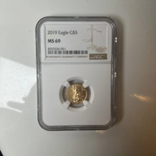 2019 1/2 OZ $25 Gold American Eagle NGC MS69