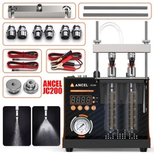 ANCEL JC200 Ultrasonic Fuel Injector Cleaner Tester for Car&Motorcycle 12V Tool