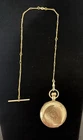New ListingWaltham Model 1883 Pocket Watch Size 18s C.W.C. w/T-Bar Chain