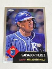 2022 Topps Chrome Platinum Anniversary Baseball #329 - Salvador Perez - Royals