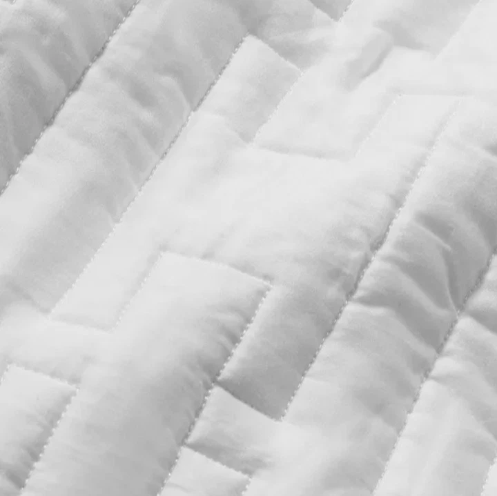 Hotel Collection "Chain Link" QUEEN 5 piezas Juego de cubrecobertores con fundas, blanco, nuevo sin etiquetas Foto 4 de 4
