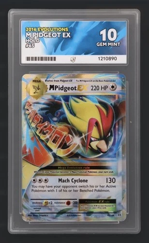 ACE 10   - M Pidgeot EX - 65/108 - Evolutions - Pokemon