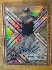2018 Elite Extra Edition Aspirations Durbin Feltman RC Rookie Card Auto 040/100!