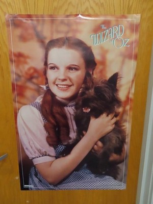 Vintage Movie Poster 1994 The Wizard of Oz 23  by 35 One Sided Garland Toto