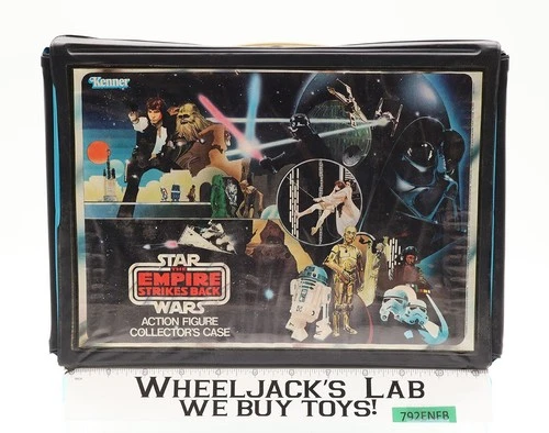Star Wars Vinyl Collector's Case W/ Insert + STICKERS 1977 Kenner Carry Case