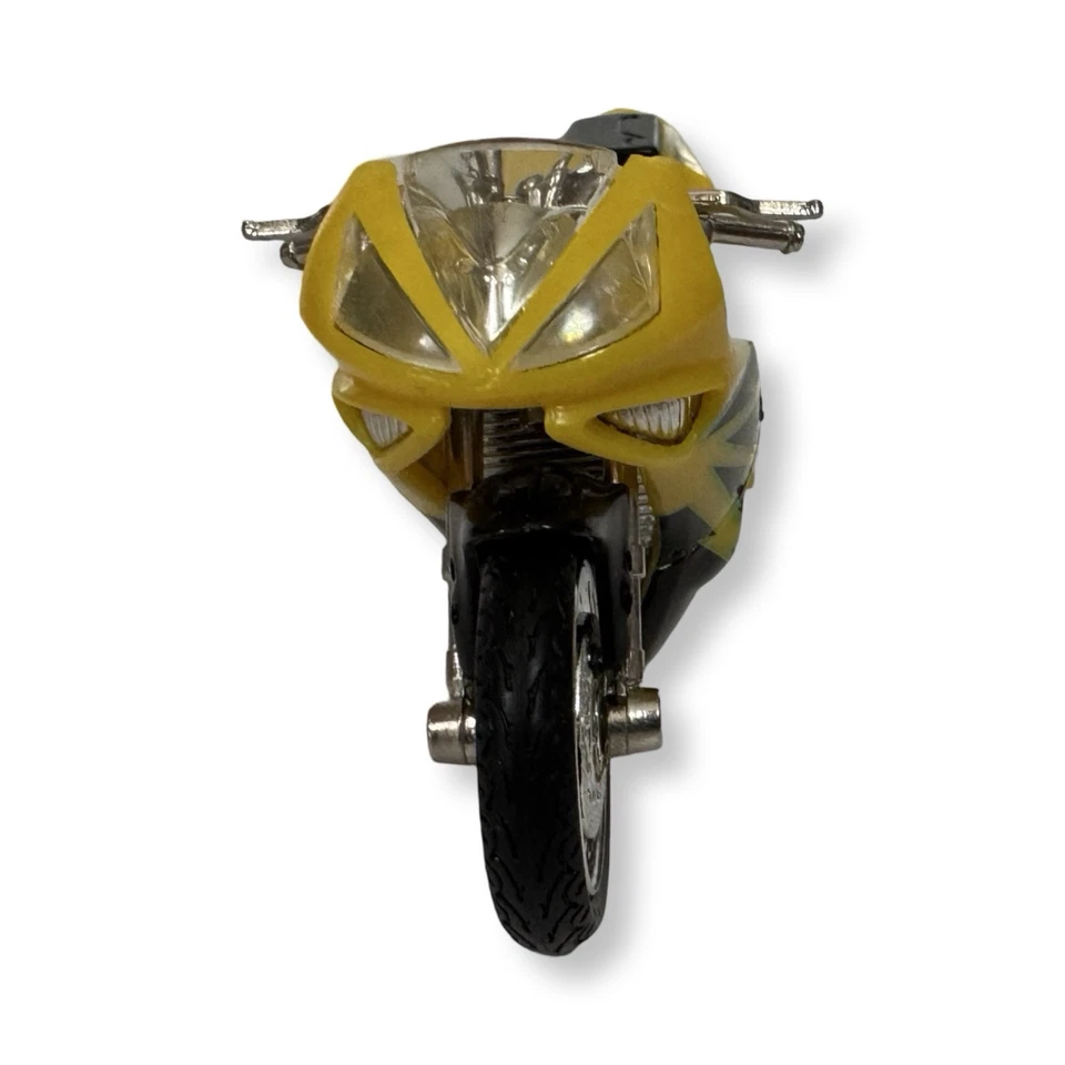 Hot Wheels Honda CBR 600F4 Motorcycle 1:18 Die-Cast Yellow Black VGUC Rare - Image 4 of 4