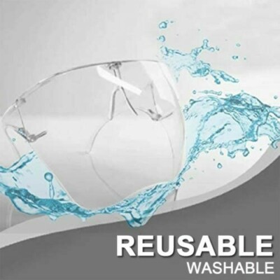 Face Shield Safety Protector Reusable Transparent Multi-color Virus protector