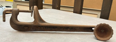 Ancienne Trousse D'outils De Montage De Mouches Thompson Wing Complète, D.H. Thompson Illinois, Vintage