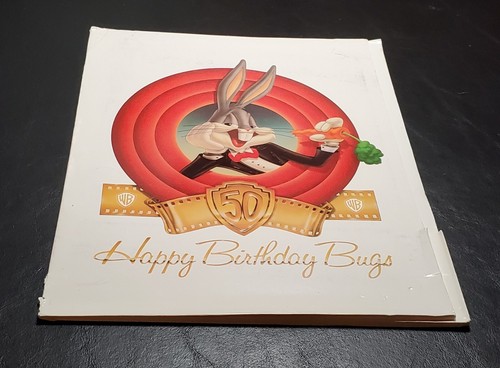 Vintage 1989 Warner Bros. Pressemappe für Bugs Bunny 50. Geburtstag Bash *RAR* - Bild 3 von 7