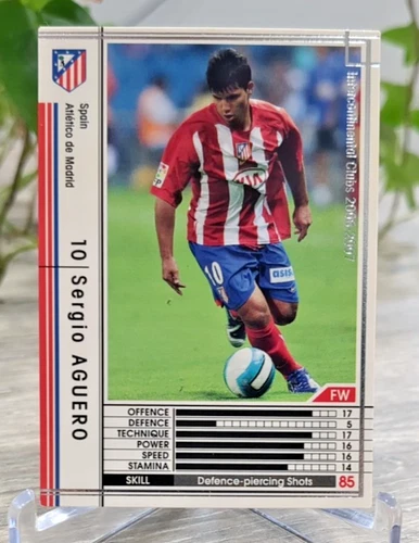 2006-07 Panini WCCF # 334 Sergio Kun Aguero Rookie