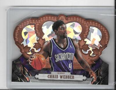 CHRIS WEBBER 2017/18 CROWN ROYALE PARALLEL #77/99 - KINGS!!!