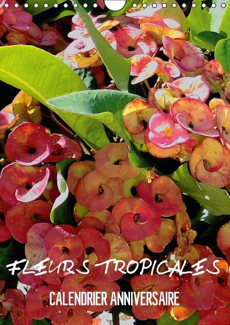 Fleurs Tropicales / Calendrier Anniversaire (calendrier Mural