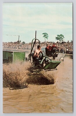 Swamp Buggy Races Naples Florida Postcard