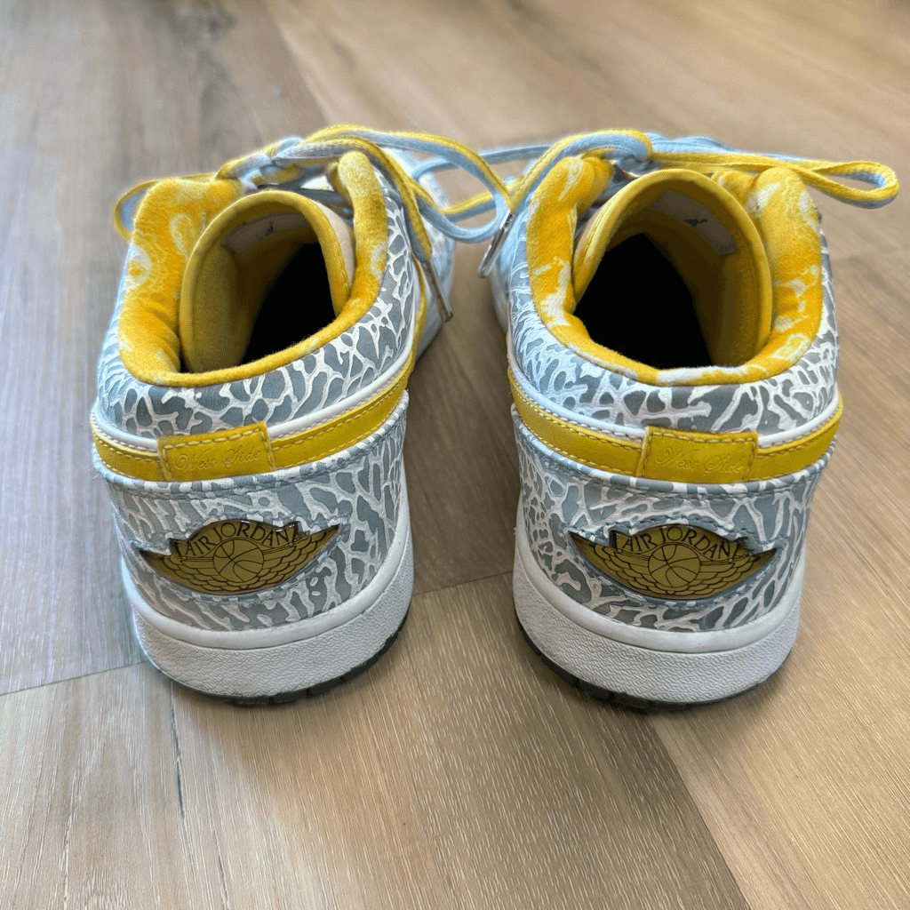 Nike Air Jordan 1 White/Yellow Retro Low  display picture 1