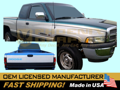 1994 1995 1996 1997 1998 1999 Dodge Ram Truck Stripe 3-Band (2-color) with Names