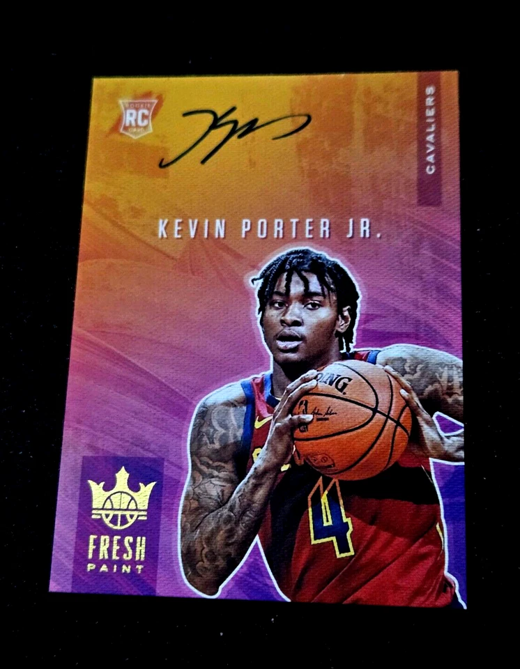 2019-20 COURT KINGS FRESH PAINT AUTO RC KEVIN PORTER JR ROOKIE AUTOGRAPH /149 - Image 2 of 4