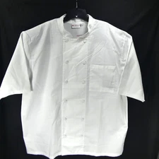 New Chef Works Men's White 2XL Calgary Cool Vent Coat Chefs Jacket NWT