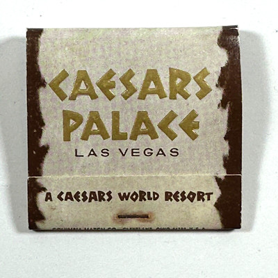 Caesars Palace Casino Las Vegas Vintage Matchbook Matches Full Unstuck Made USA