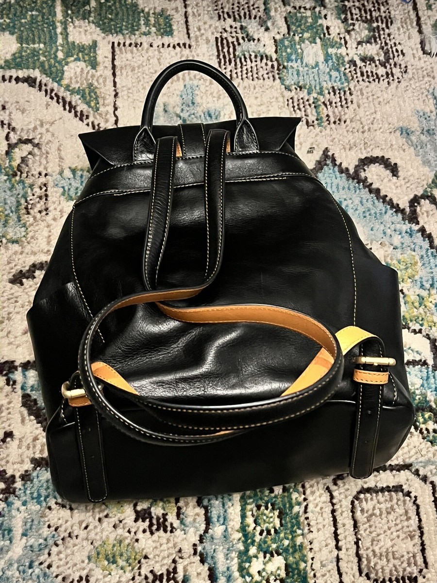 Vera Bradley Backpack Bag Big Sky Leather Black Lined Adjustable Straps Lined Vera Bradley | Bags | Vera Bradley Beautiful Black Leather  main image 2