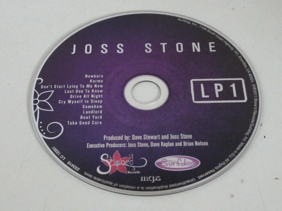 Joss Stone – LP1 /Stone'd Records – 233418 CD ALBUM DIGIPAK - Bild 2 von 3