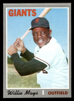 1970 Topps Baseball #600 Willie Mays NM *e1 (wax stain on reverse)
