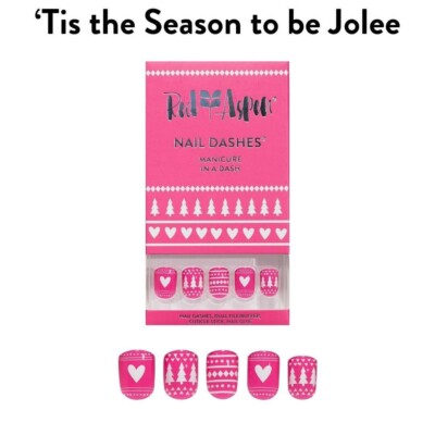 Red Aspen Press On Nails - Tis the Season to be Jolee - NIB