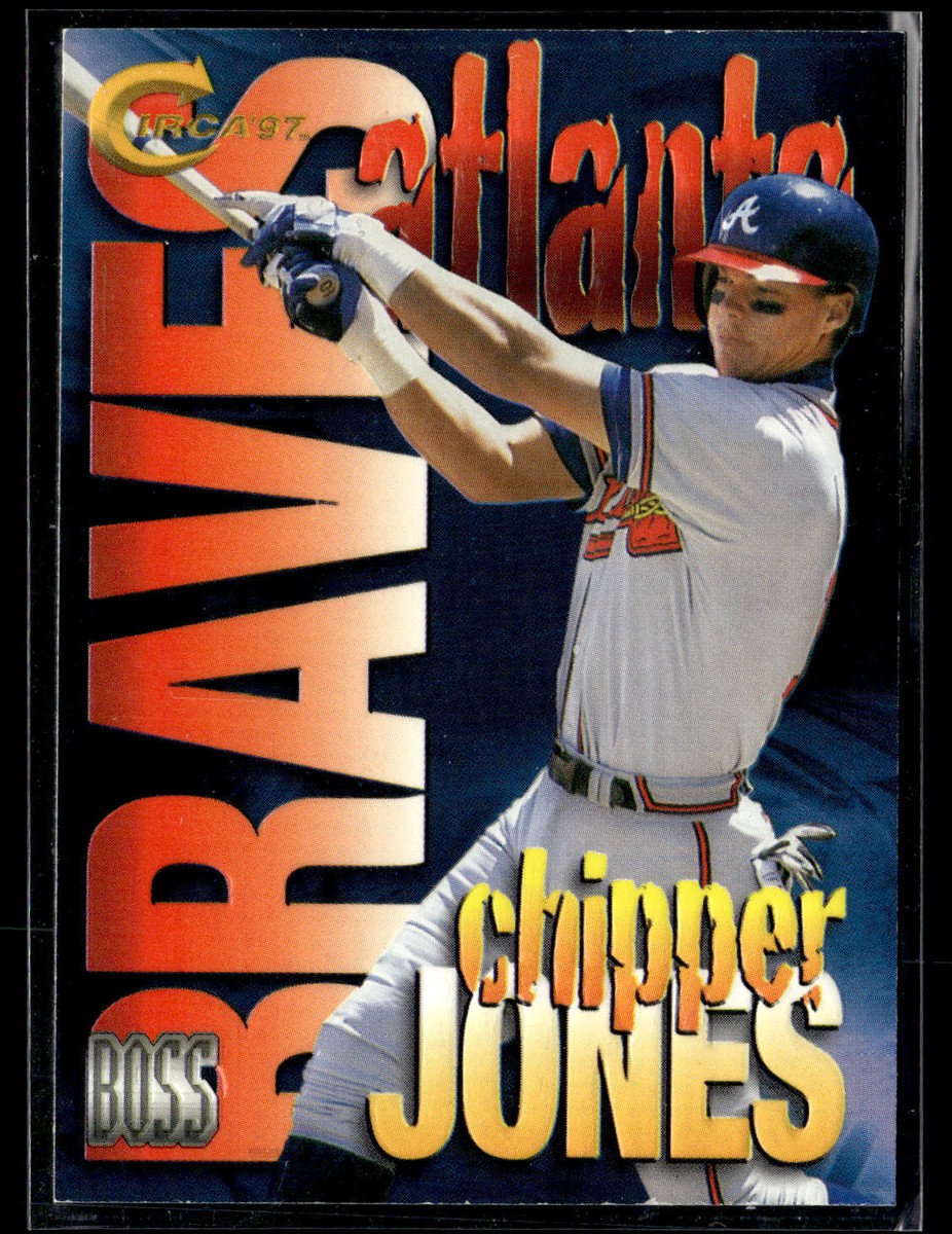 1997 Circa Chipper Jones #10 Boss Atlanta Braves | eBay