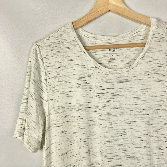 OFF WHITE Abito T Shirt Manica Corta DIP Off Bianco Speck L